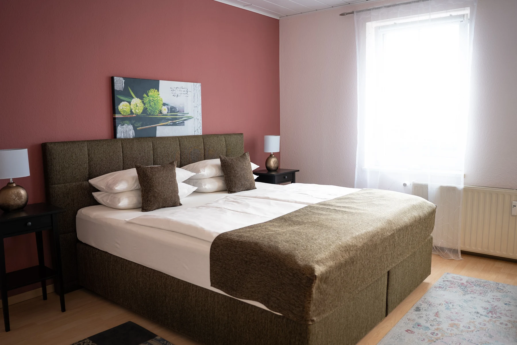 Zweites Schlafzimmer im Apartment Wiesenklee